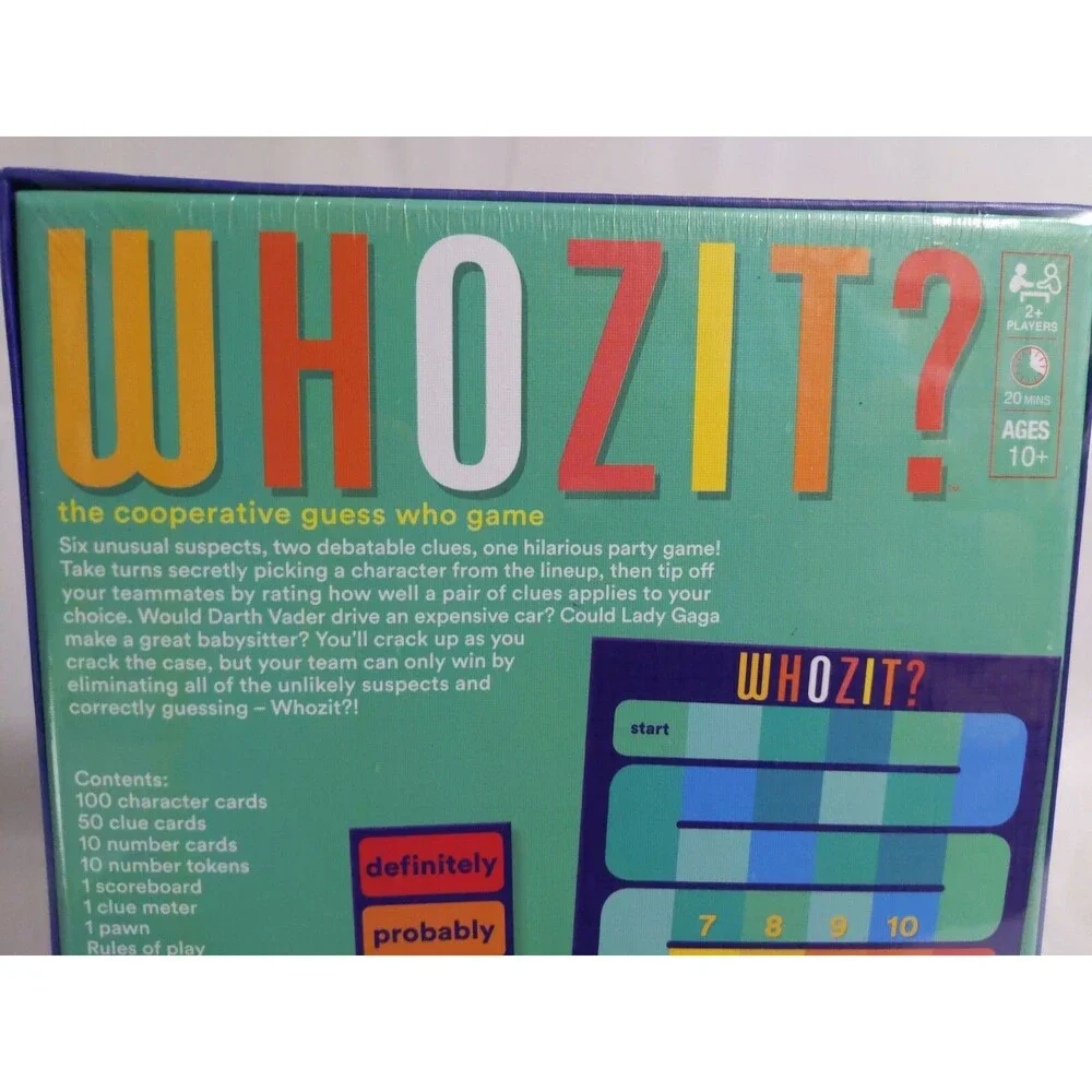 Whozit?l Game ~ BRAND NEW - STILL IN FACTORY SHRINK WRAP!